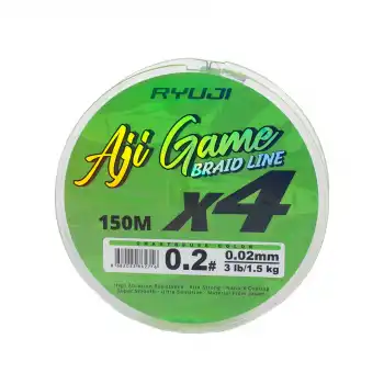 RYUJI AJI GAME 4X,150M, CHARTREUSE İP MİSİNA