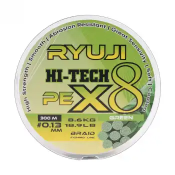 Ryuji Hi-Tech X8 300m Green İp Misina