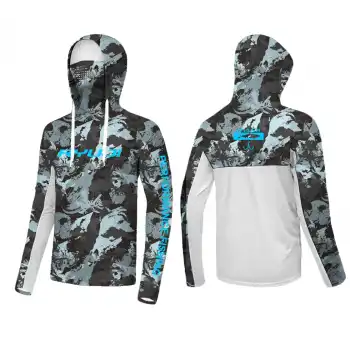 RYUJI UV PERFORMANCE HOODIE SHIRT+NECK, DARK TIDE
