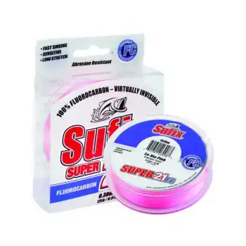 Sufix Super 21 Fluorocarbon Misina Pink