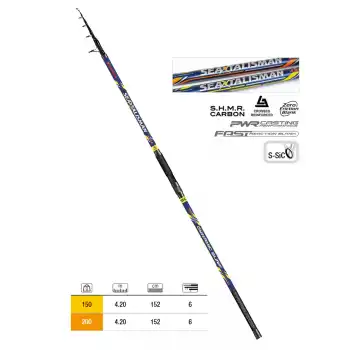 Trabucco Seatalisman Dynamic Surf 420cm 150gr Teleskopik Surf Kamışı