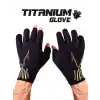 Fujin Pro Angler S24 Titanium Gloves Black Gold