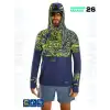 Fujin Pro Angler S26 Hooded Izohips Blue Green