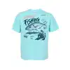 Fujin S26 Street Fishing T-Shirt Turquoise