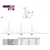 Fujin ST46 Üçlü Maket Balık İğnesi