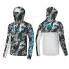RYUJI UV PERFORMANCE HOODIE SHIRT+NECK, DARK TIDE