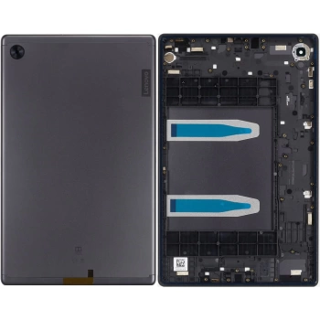 Lenovo Tab M10 TB-X306V Arka Pil Kapağı Kasa Koyu Gri