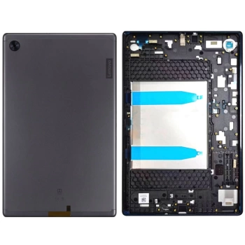 Lenovo Tab M10 TB-X606 Arka Pil Kapağı Kasa Koyu Gri