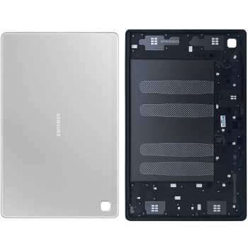 Samsung Galaxy Tab A7 SM-T505 Arka Pil Kapağı Kasa Gümüş