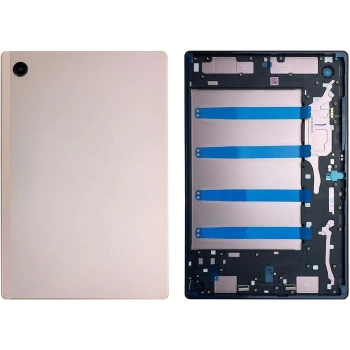 Samsung Galaxy Tab A8 SM-X200 Arka Pil Kapağı Kasa Pembe Altın