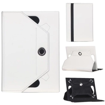 Vorcom S10 Beyaz Standlı Tablet Kılıfı