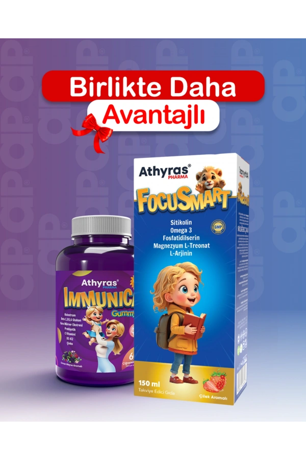 FocuSmart Şurup - Immunica Gummy Avantajlı Paket