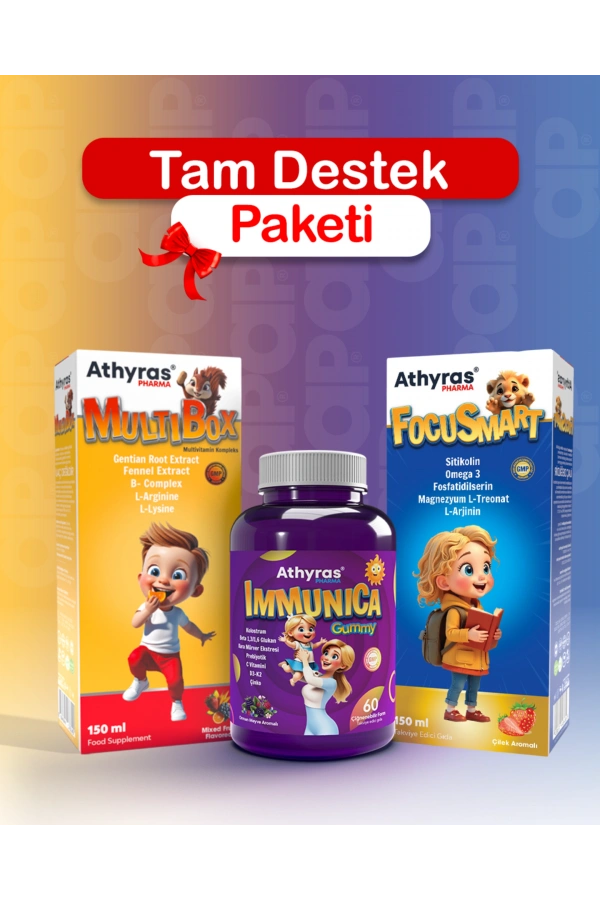 FocuSmart Şurup - MultiBox Şurup - Immunica Gummy Avantajlı Paket