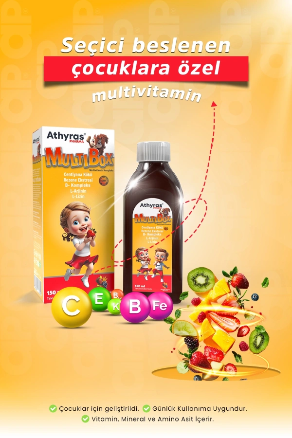 MultiBox Multivitamin Kompleks Şurup 150 ML