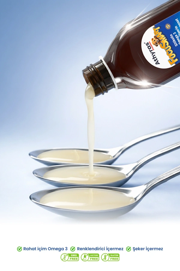 FocuSmart Sitikolin, Omega-3 İçeren Şurup 150 ml