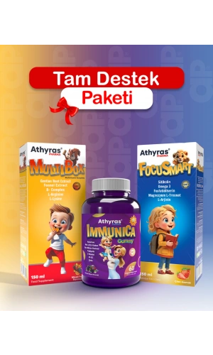 FocuSmart Şurup - MultiBox Şurup - Immunica Gummy Avantajlı Paket