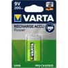 Şarjlı Kare Pil - E Recharge Accu Power 9 V 200 mAh