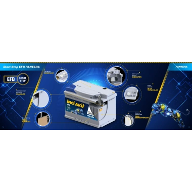 12/72 Ah 760 Düz EFB Yüksek Pantera
