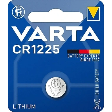 Düğme Pil Elektronik Lityum CR 1225 Blister Tek li