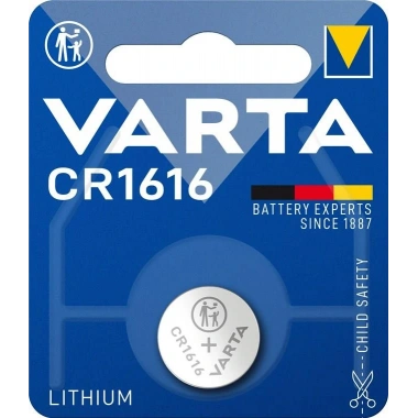 Düğme Pil Elektronik Lityum CR 1616 Blister Tek li