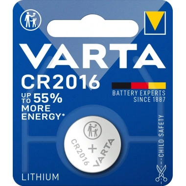 Düğme Pil Elektronik Lityum CR 2016 Blister Tek li
