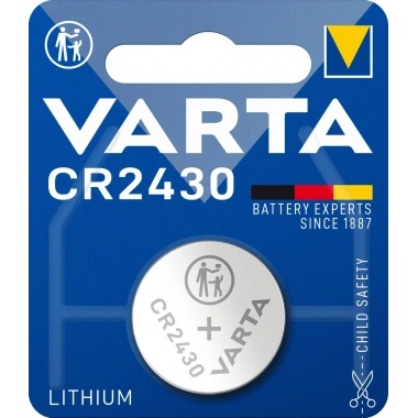 Düğme Pil Elektronik Lityum CR 2430 Blister Tek li