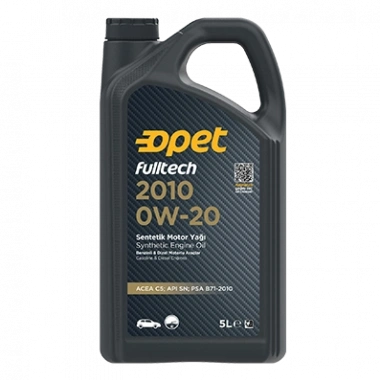 FULLTECH 2010 0W-20 5 Lt Pet