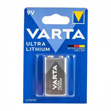 Kare Pil - E Ultra Lityum 9 V Blister Tek li