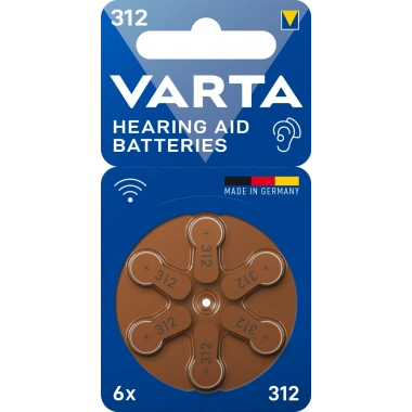 Kulaklık Pili V 312 - PR41 Blister 6 lı
