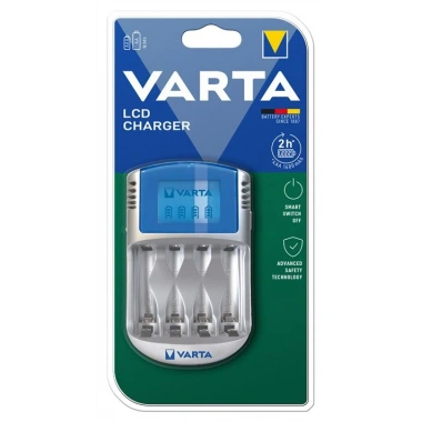 Şarj Cihazı LCD Charger 12 V 2/4 AA, AAA