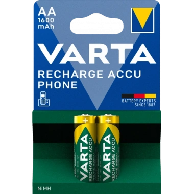 Şarjlı Kalem Pil - AA Recharge Accu Phone 1600 mAh R2U Blister 2 li