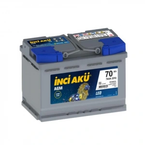 12/70 Ah 760 Düz Start-Stop Agm Leo