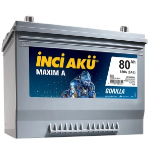 12/80 Ah 650 Düz Yüksek Maxim A Gorilla Asya