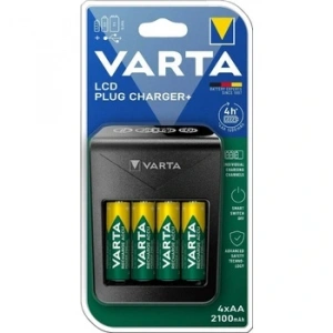 Şarj Cihazı LCD Plug Charger+ 2/4 AAA,AA 1-9V 2100 mAh