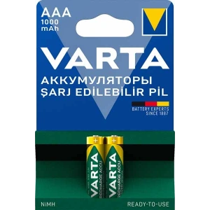 Şarjlı İnce Pil - AAA 1000 mAh R2U Blister 2 li