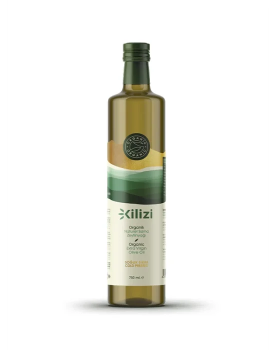 Kilizi Yeni Hasat Soğuk Sıkım Organik Sızma Zeytinyağı (750 ML)