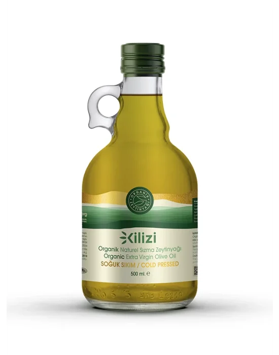 Amfora Kilizi Yeni Hasat Soğuk Sıkım Organik Sızma Zeytinyağı (500 ML)