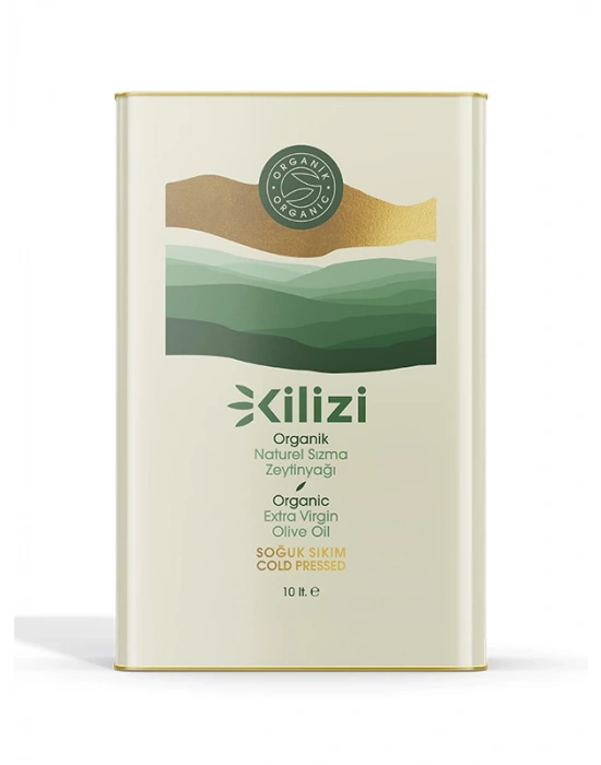 Kilizi Teneke 10 Litre Organik Zeytinyağı (10 LT)