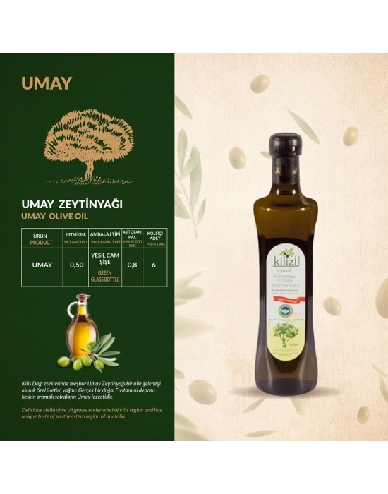 Umay Kilizi Organik Zeytinyağı (500 ML)