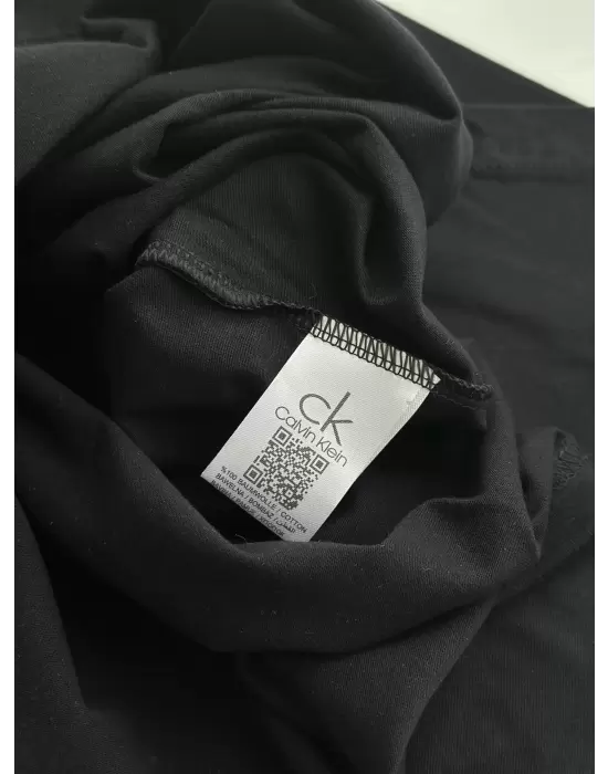 Baskılı Orijinal Marka Oversize Pamuk Siyah Tshirt