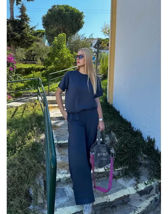 Urban Füme Esnek Yumuşacık Modal Kumaş İkili Alt/Üst Takım