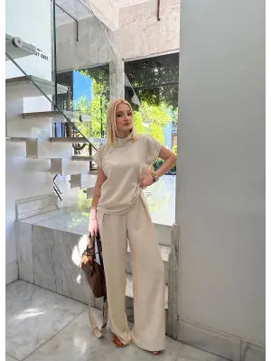 Boherna Taş Keten İkili Takım