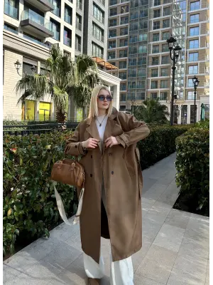 Edela Kahve Premium Trençkot