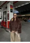 Lavinia Acı Kahve Premium Yumuş Kürk