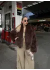 Lavinia Acı Kahve Premium Yumuş Kürk