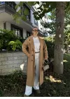 Mauro Taba Düğme Detaylı Premium Kaban