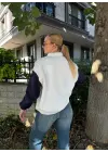 Polin Polo Yaka Nakışlı Şardonlu Sweatshirt