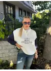 Polin Polo Yaka Nakışlı Şardonlu Sweatshirt
