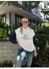Polin Polo Yaka Nakışlı Şardonlu Sweatshirt