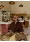 Rodney Kahve Apoletli Süet Ceket